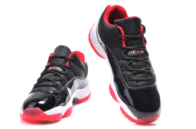 air jordan 11 bred retro black true red