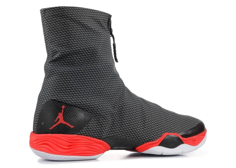 Air Jordan 28 Carbon Fiber Crimson Bright Black 555109020 Febbuy