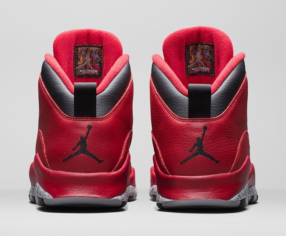 Air Jordan 10 Bulls Over Broadway Gym Red Black Wolf Grey 705178601