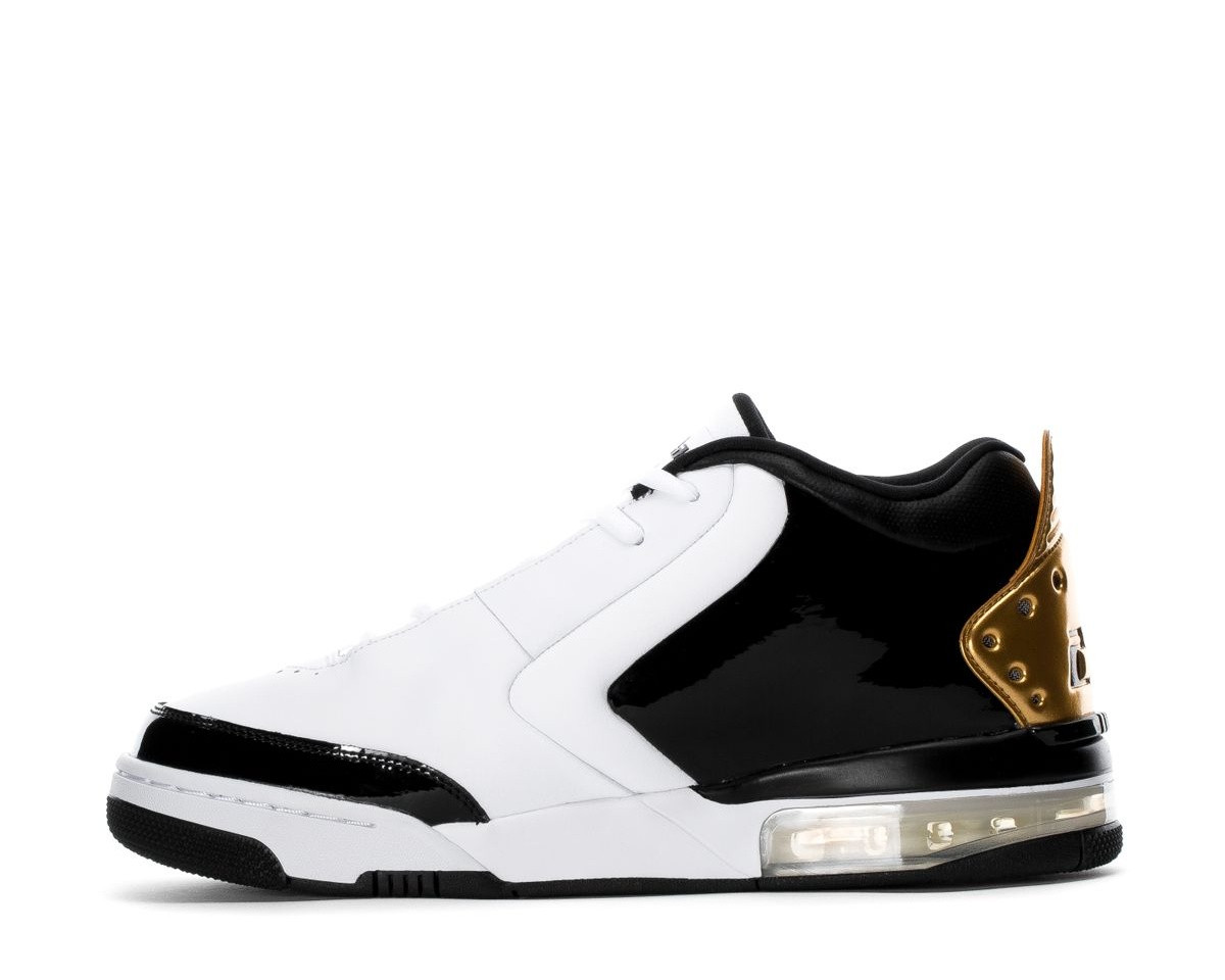 Air Jordan Big Fund Premium White Metallic Gold Black CI2216-100 - Febbuy