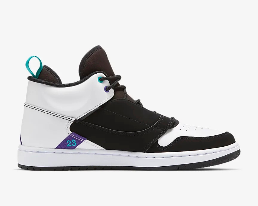 air jordan purple and white