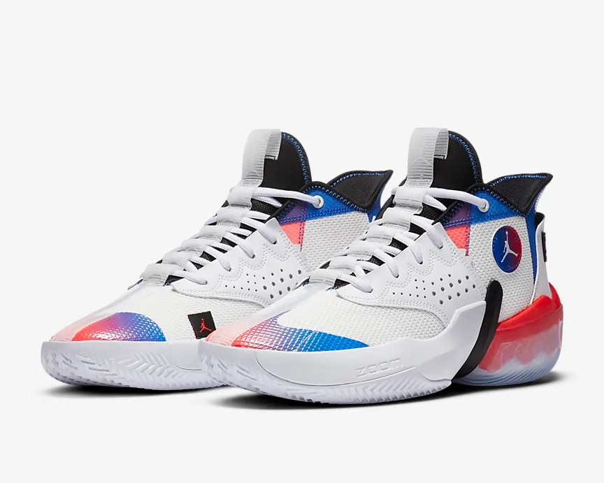 Air Jordan React Elevation White Black Infrared Hyper Royal DC5187-102 - Febbuy