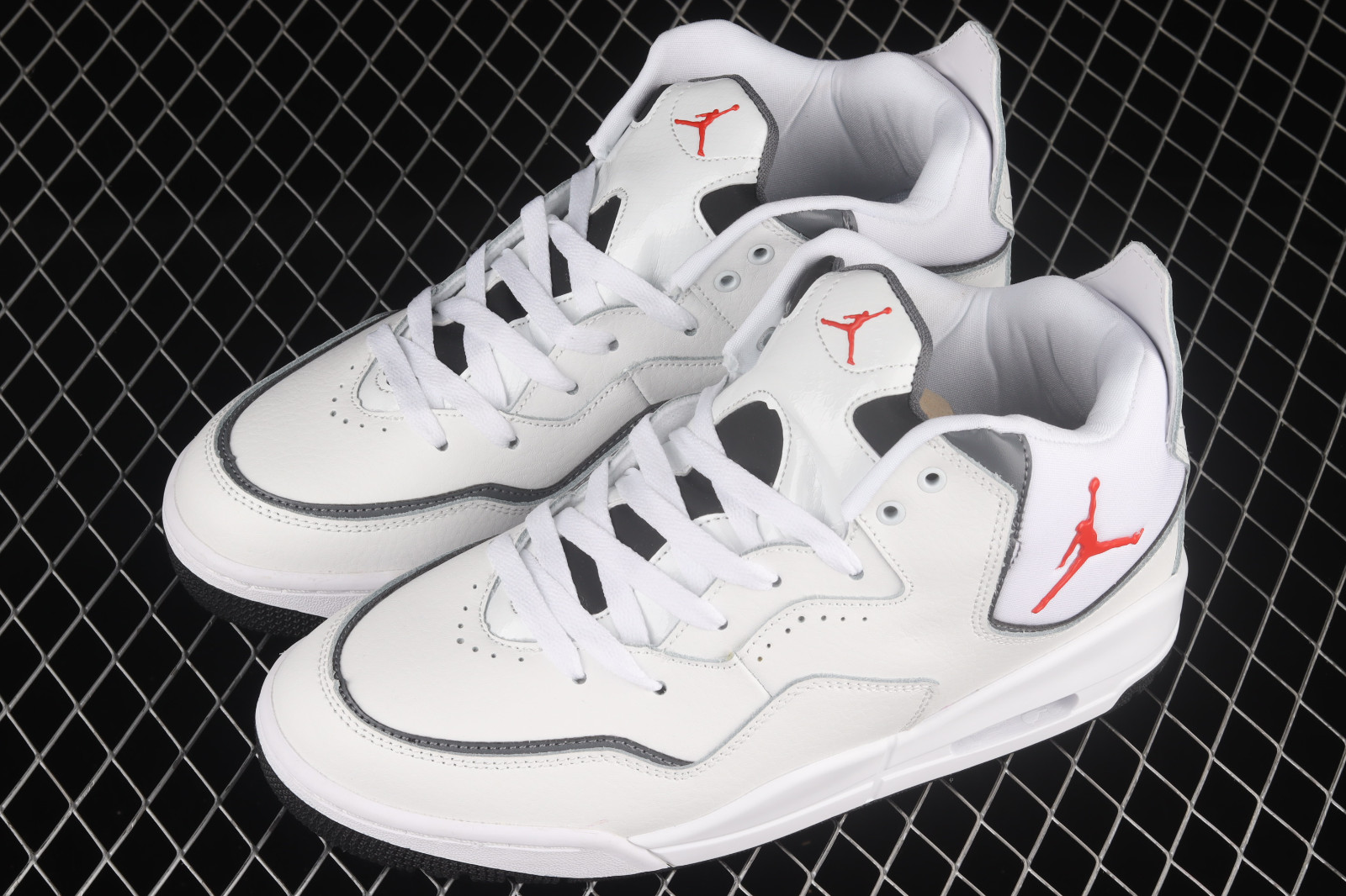 Nike Air Jordan Courtside 23 White Black Red Shoes CD1522-100 - Febbuy