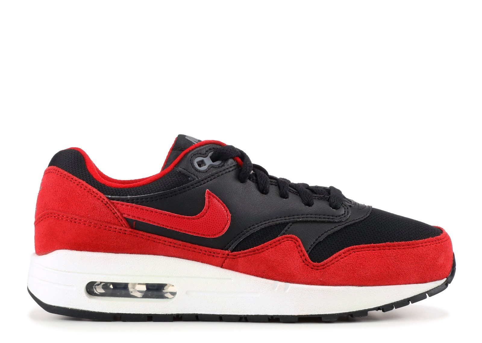 air max 1 red white grey