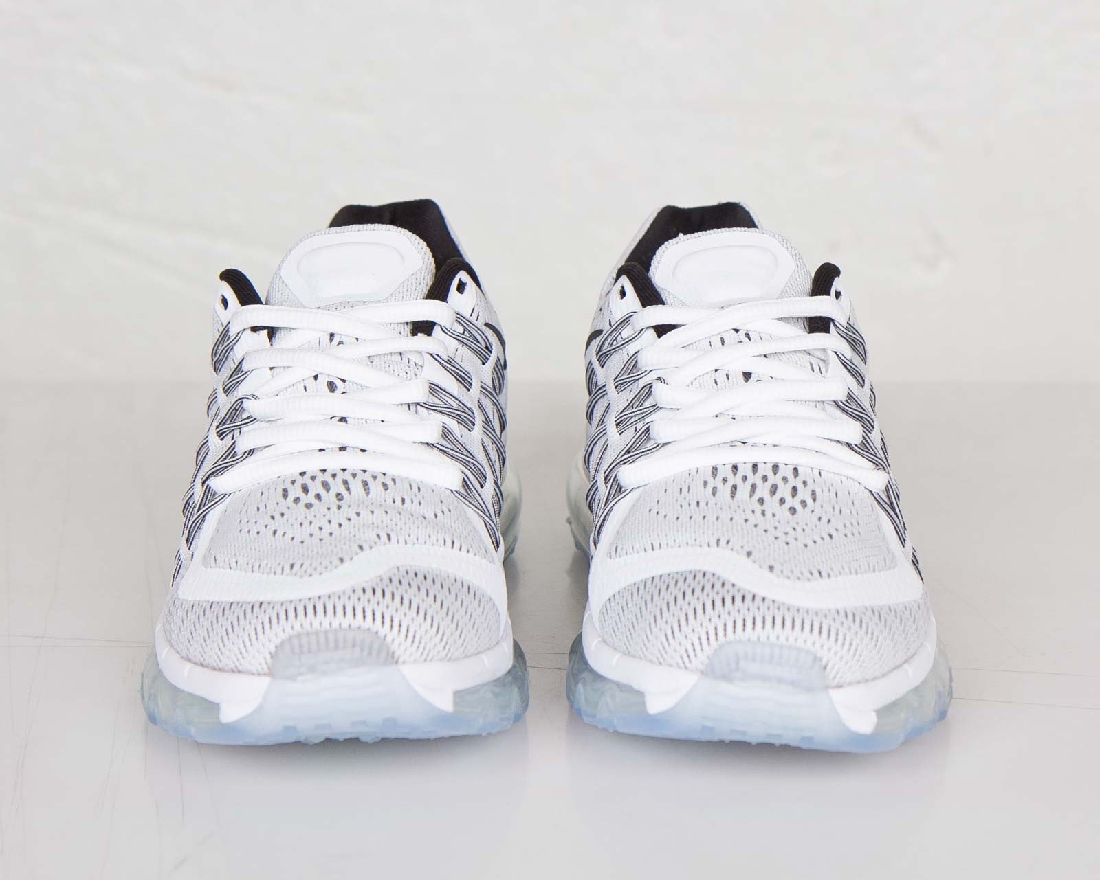 Nike Air Max 2015 Black White Womens Running Shoes 698903101 Febbuy