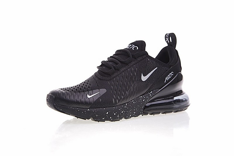 Nike Air Max 270 All Black Noire Sports Running Shoes