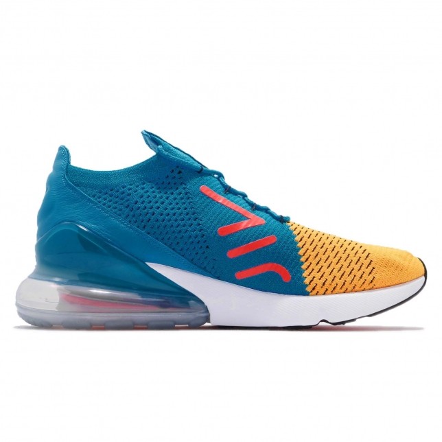 nike 270 orange blue