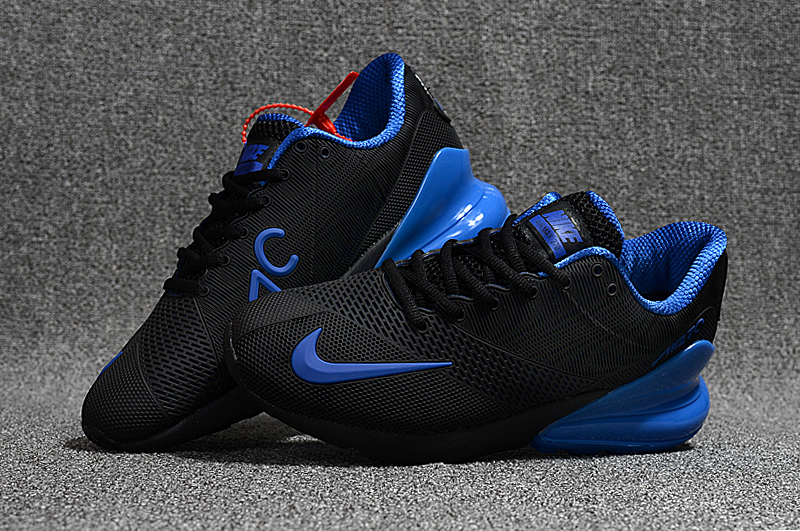 nike air max 270 black and blue junior