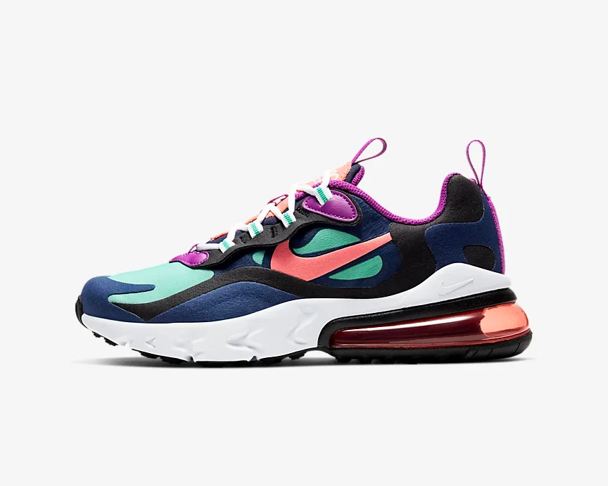 air max 270 react blue and green
