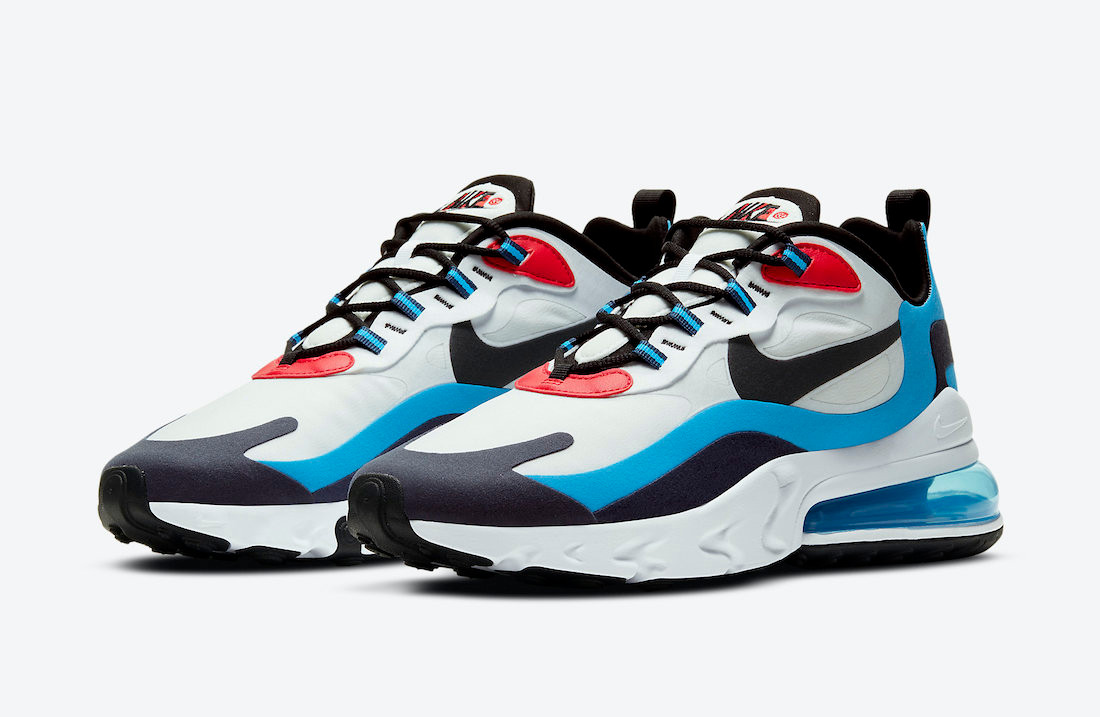 air max 270 react red and blue