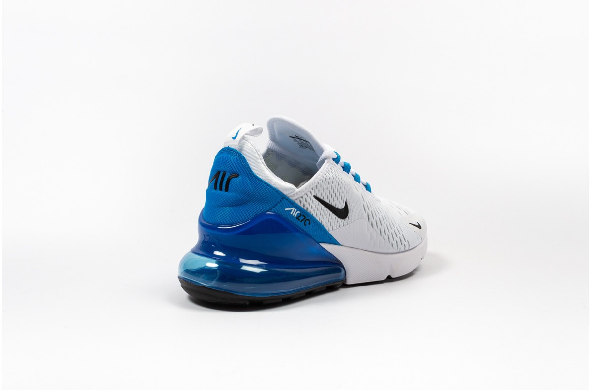 Nike Air Max 270 White Black Photo Blue AH8050-110 - Febbuy