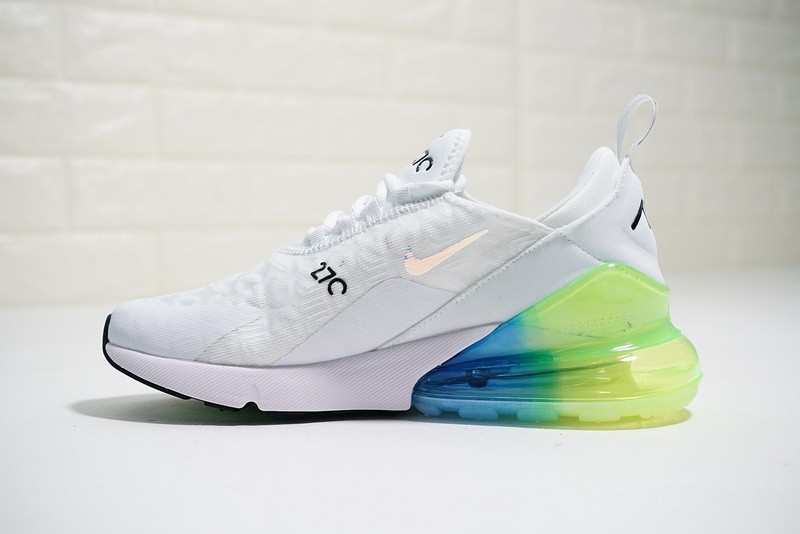 nike 270 green and blue