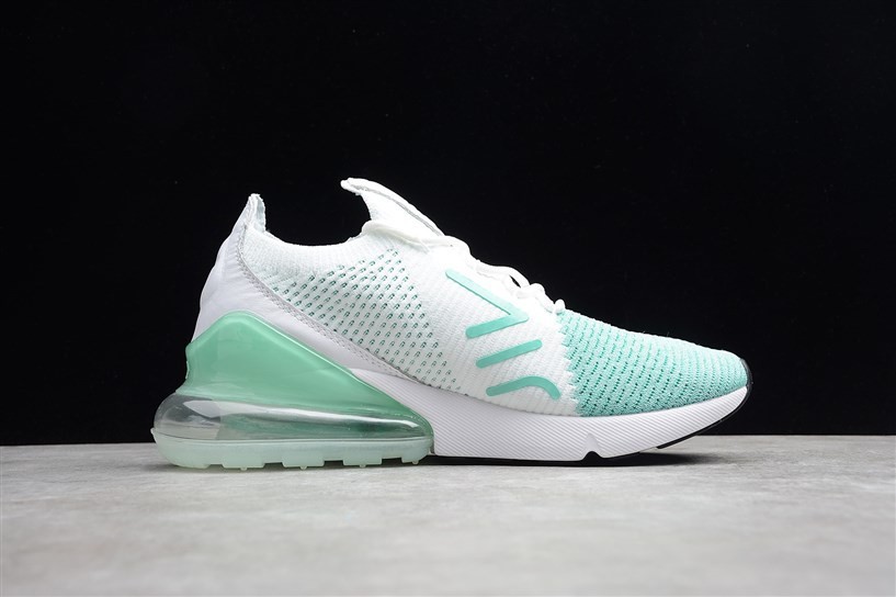 nike air max 270 white and mint green