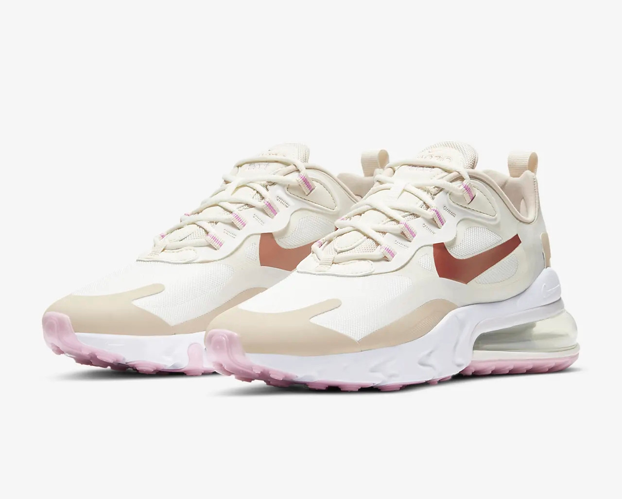 nike air max 270 react metallic red bronze