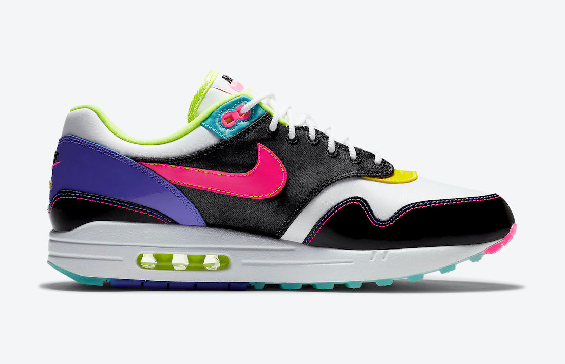 Nike Air Max 1 Hyper Pink Opti Yellow Black White CZ7920-001 - Febbuy