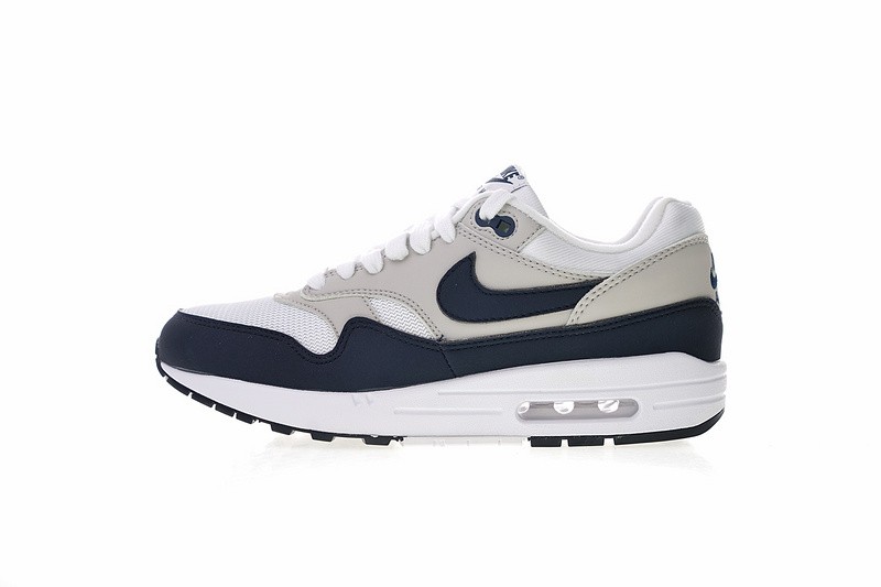 nike air max white and navy