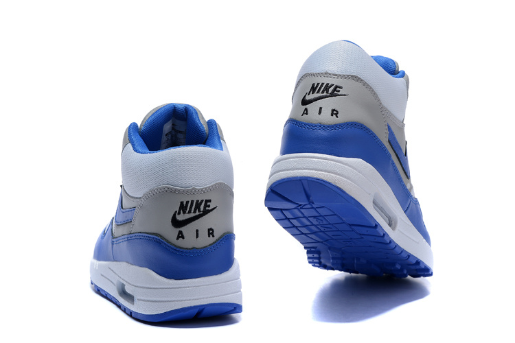 grey and light blue nikes