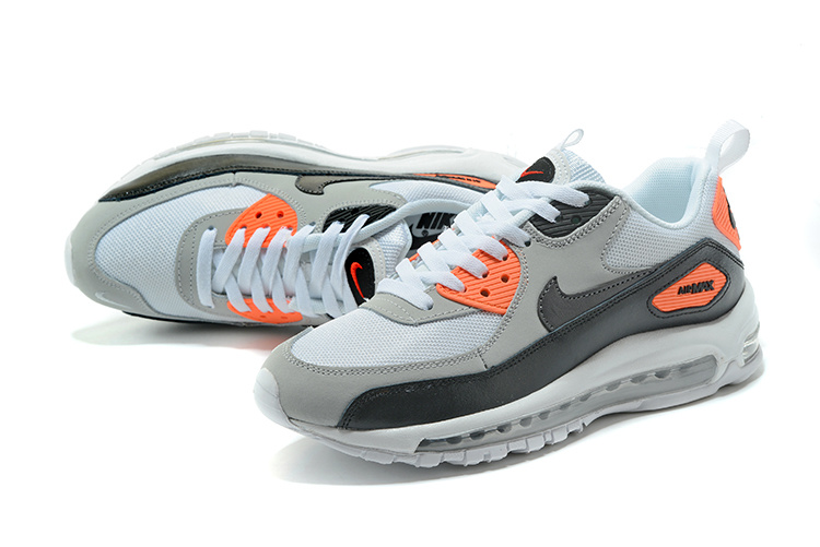 white orange nike air max