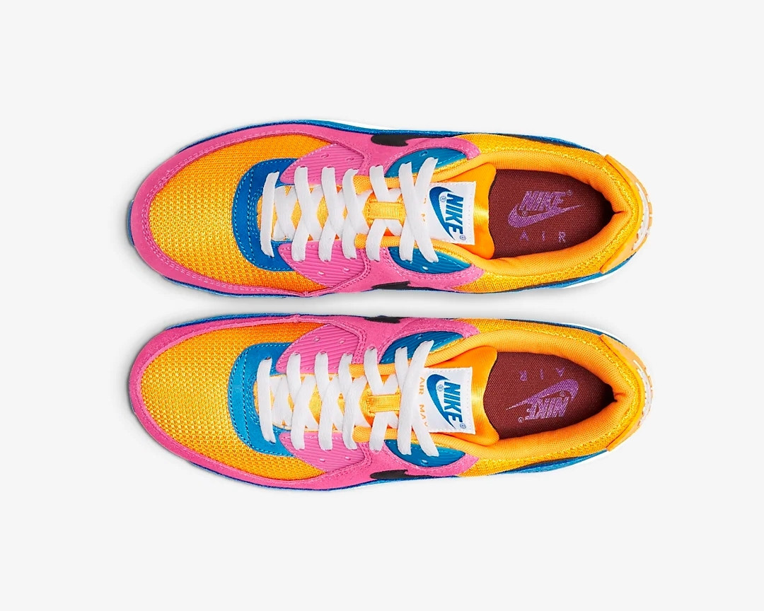 air max 90 recraft yellow pink blue