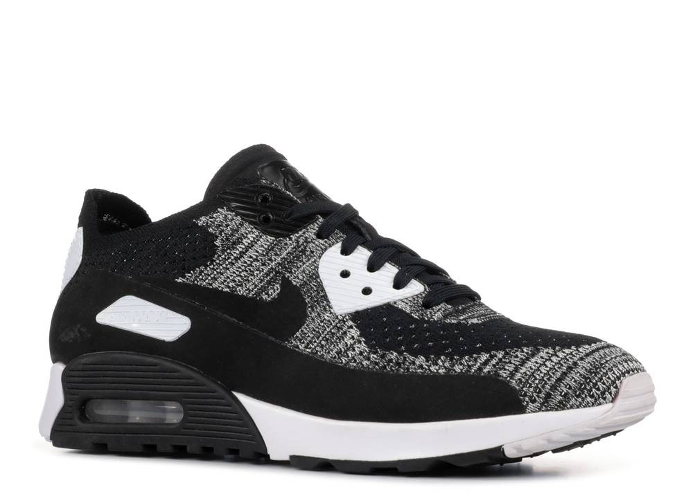 Nike W Air Max 90 Ultra 2.0 Flyknit Black White Anthracite 881109-002 - Febbuy