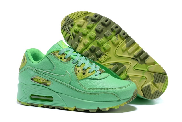 Nike Air Max 90 QS WMNS Womens Shoes Mint Green Yellow 813150-102 - Febbuy