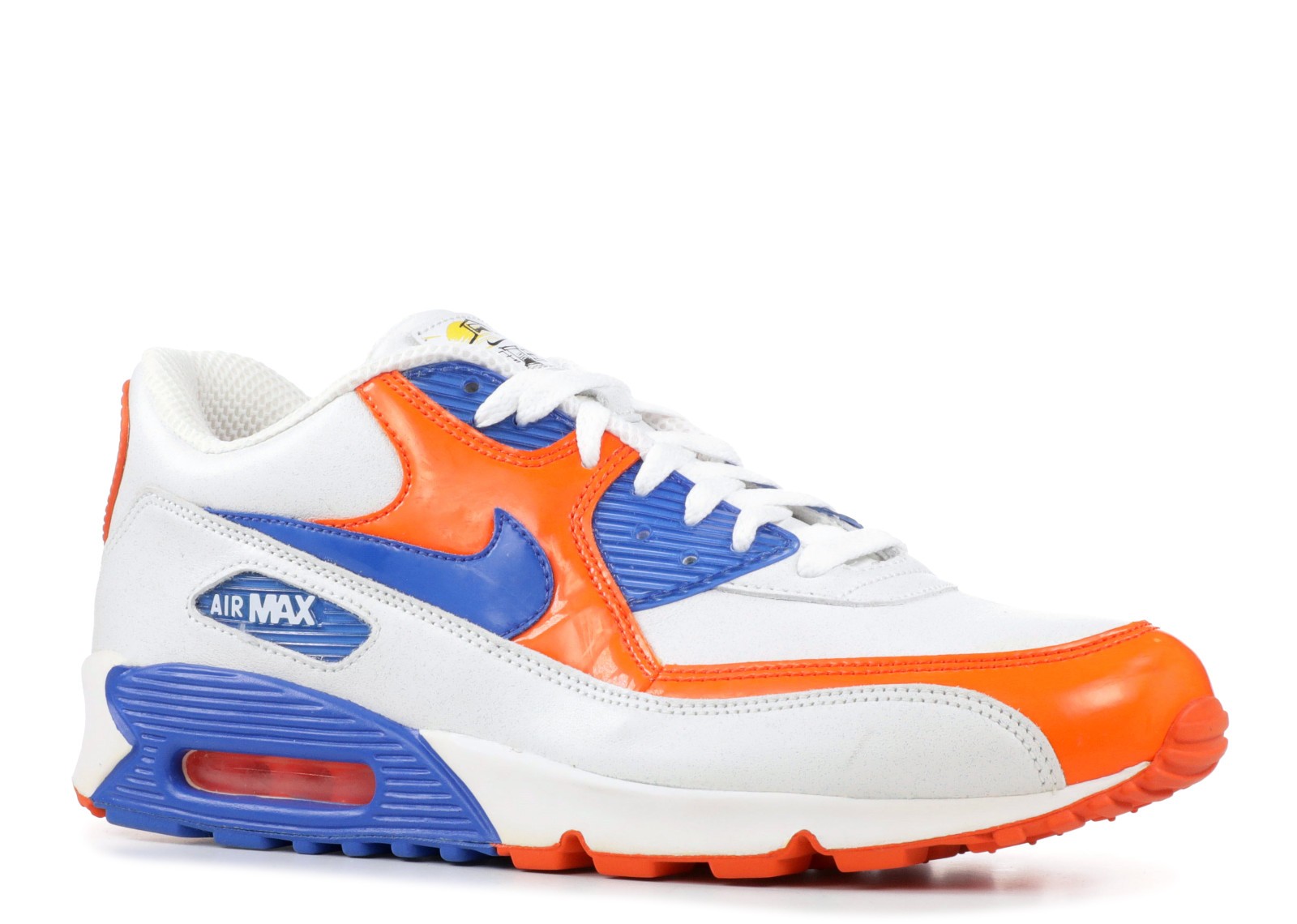 air max 90 white orange blue