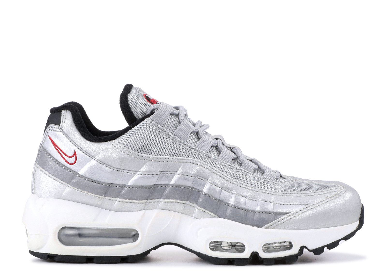 air max 95 silver red