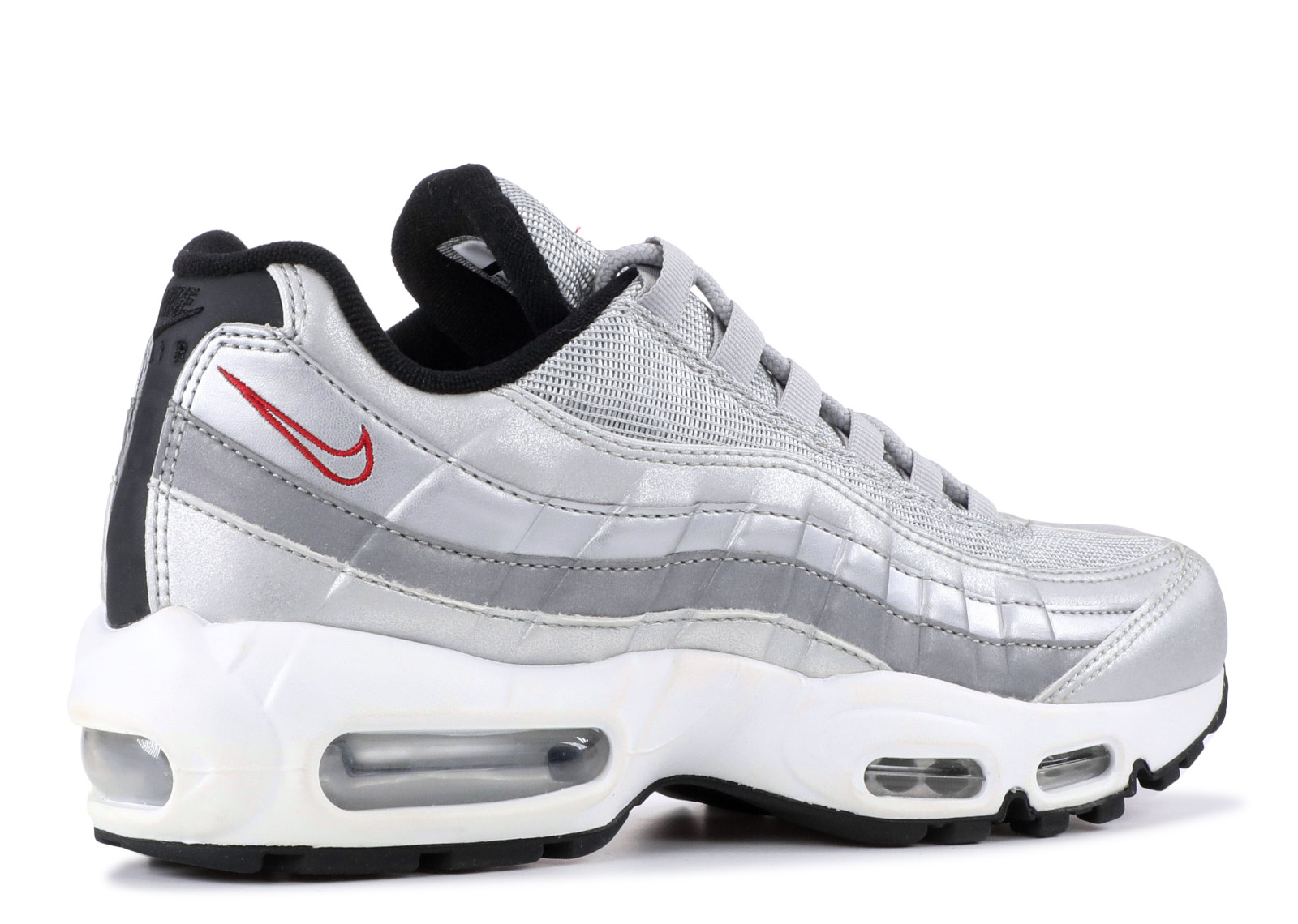 air max 95 silver red