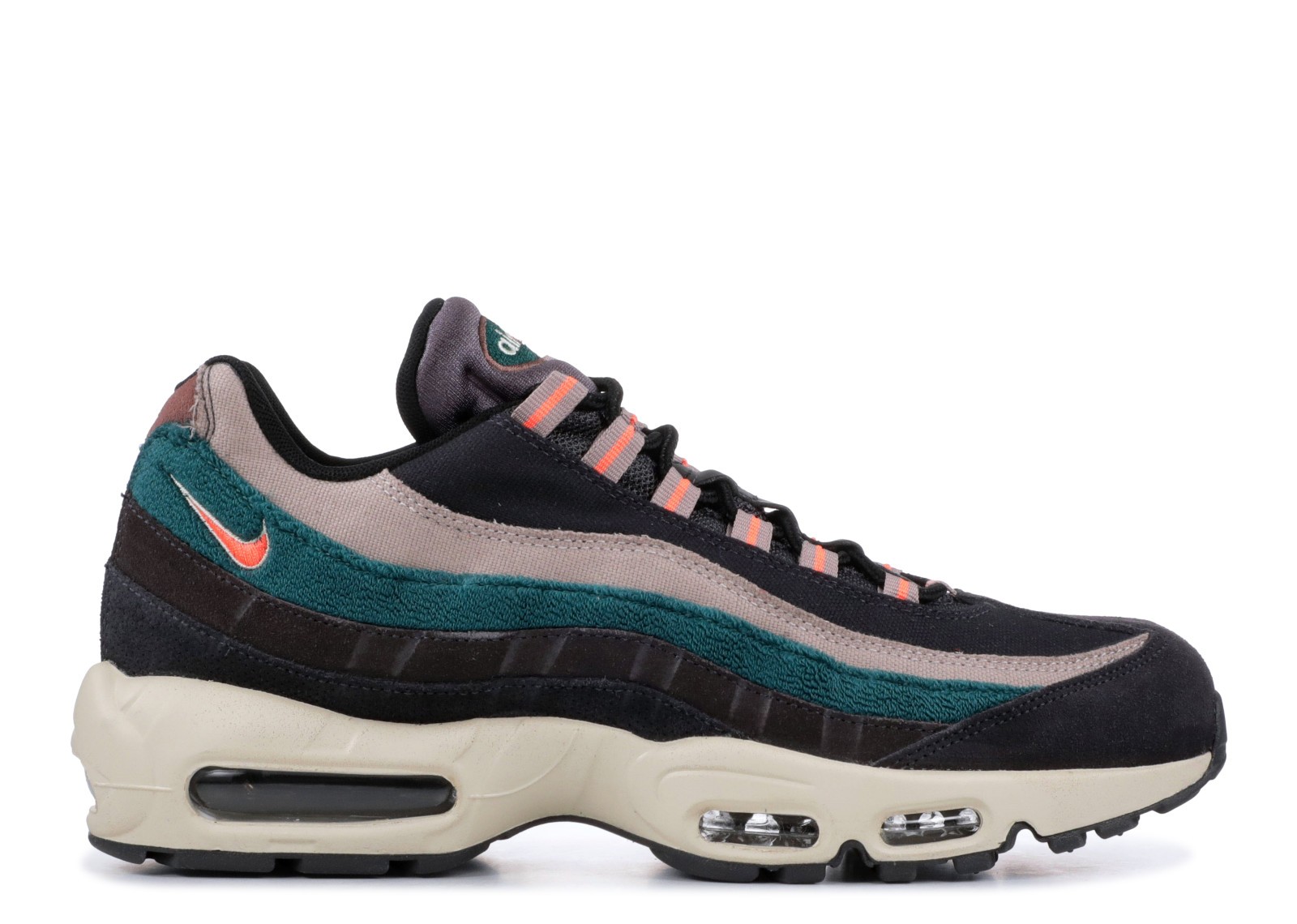 nike air max 95 grey rainforest bright mango