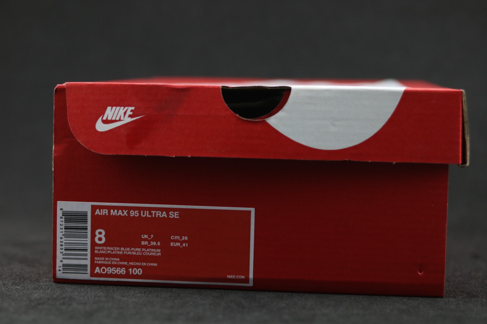 Nike Air Max 95 Ultra SE White Blue AO9566-100 - Febbuy