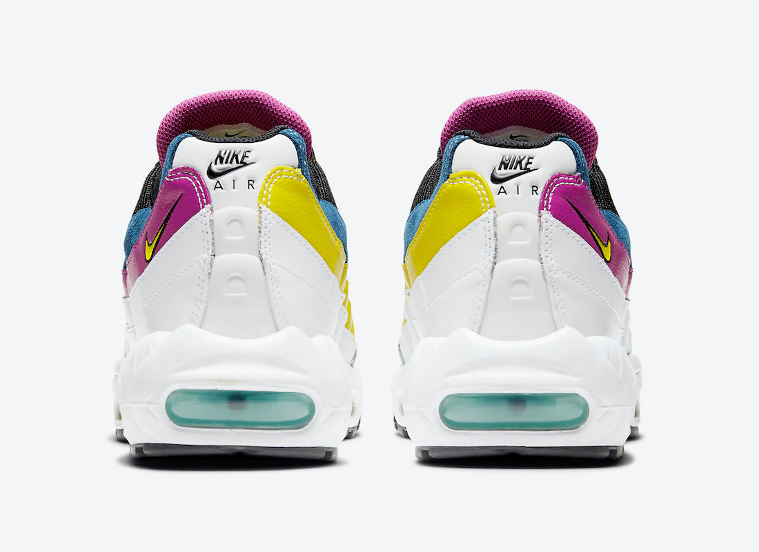 white purple air max 95