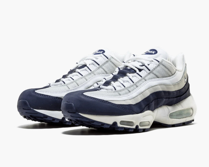 nike air max 95 midnight navy white