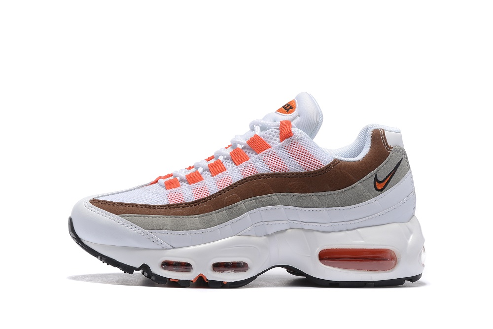 tan and white air max 95