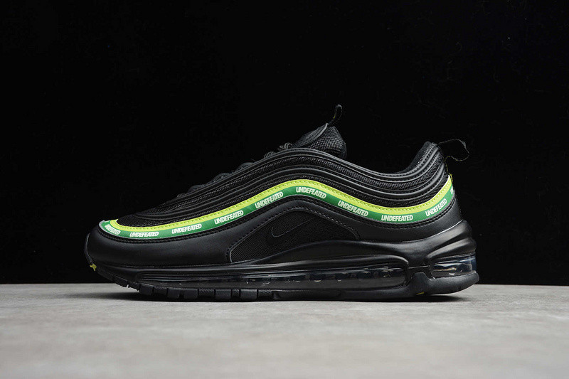 Nike Air Max 97 Black Green Mens Running Shoes AJ1986-111 - Febbuy