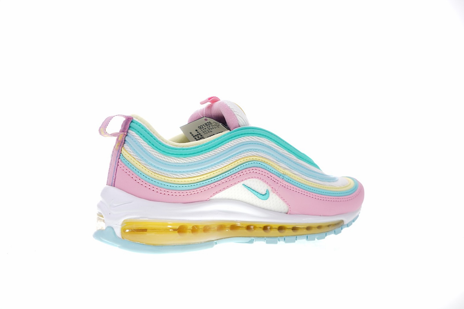 easter air max 97 pink white yellow green