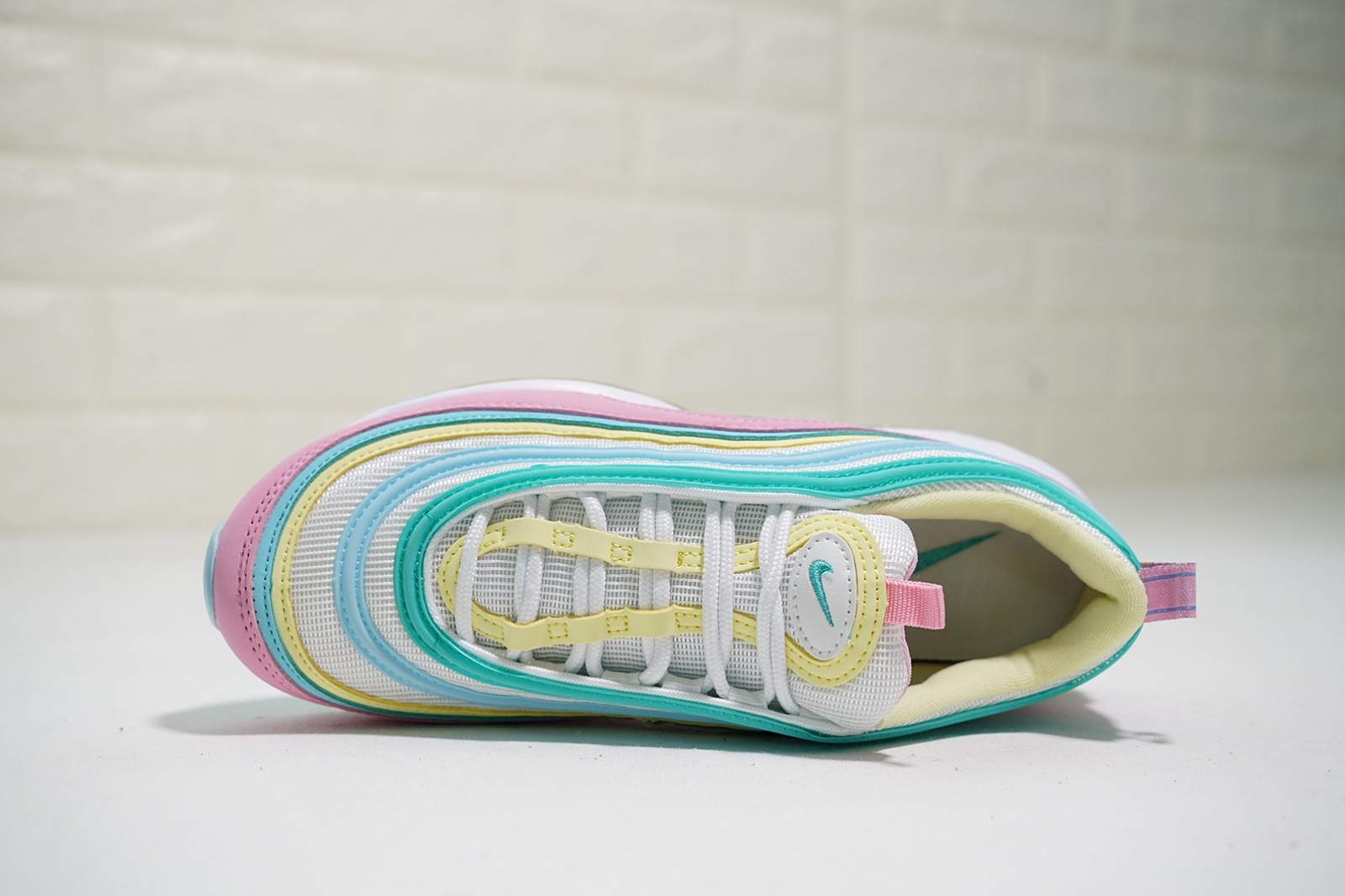 Nike Air Max 97 Pink White Yellow Green Candy Colorful Rainbow