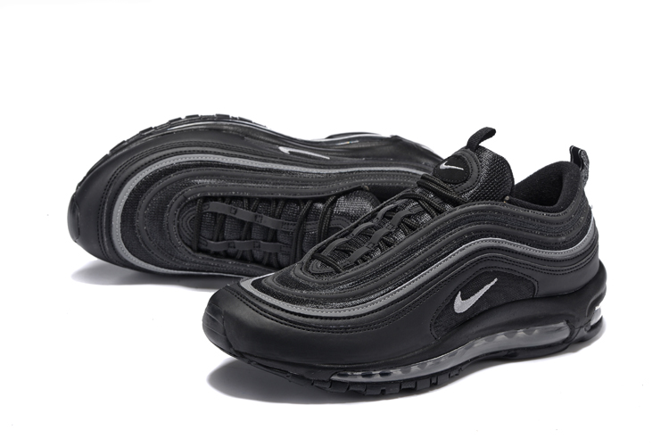 nike air max 97 trainers silver black white