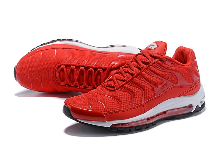 red and white air max 97