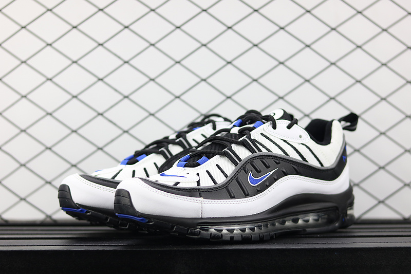 air max 98 white and black