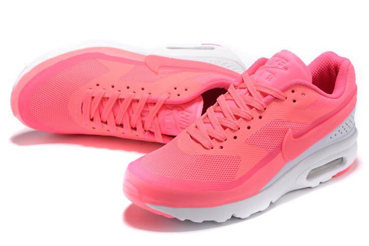 Nike Air Max BW Ultra Big Window GS Women Running Shoes All Pink White 819475-012 - Febbuy