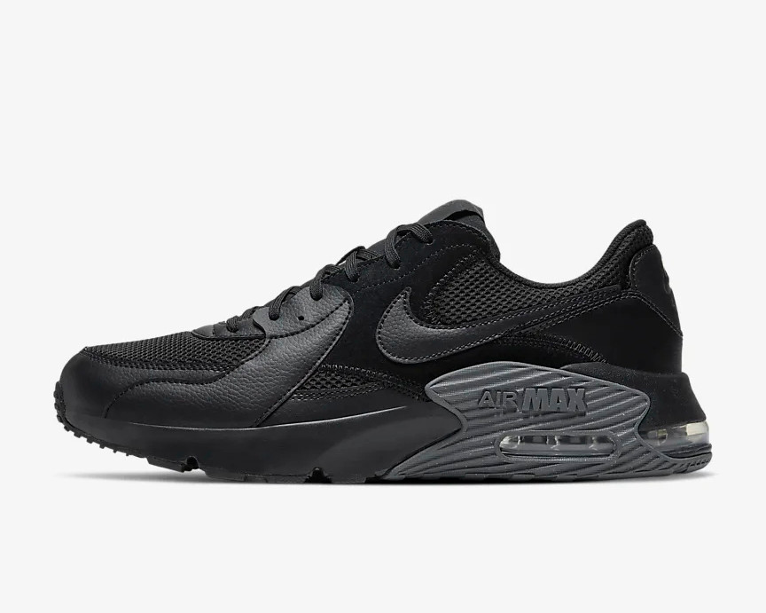 Nike Air Max Excee Black Dark Grey Shoes CD4165-003 - Febbuy