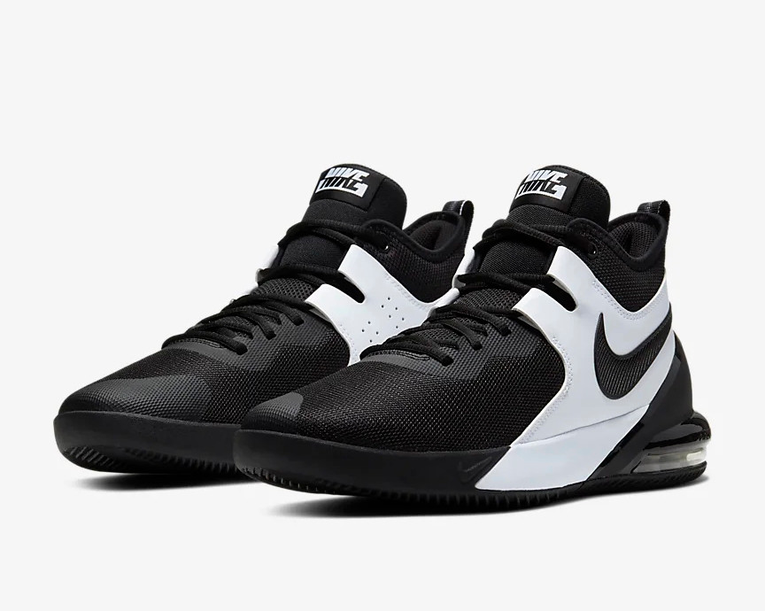 Nike air max impact black and white clearance