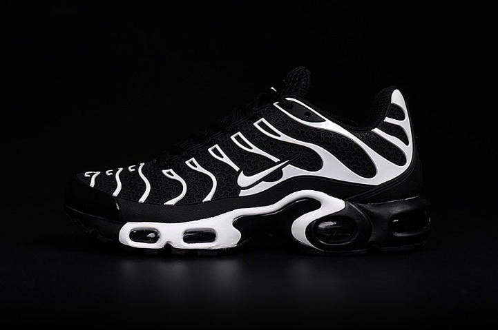 nike tn black and white fade