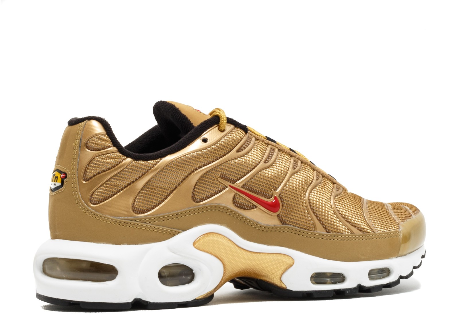 Wmns Air Max Plus Qs Metallic Gold University Red Gold Metallic 887092