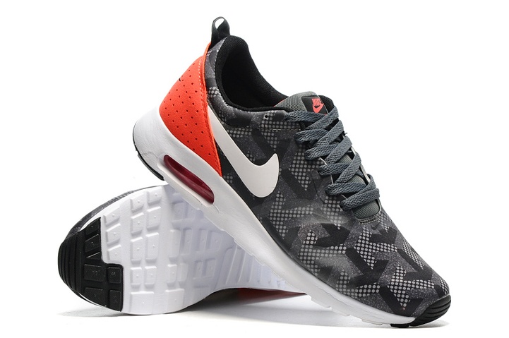 Nike Air Max Tavas Se Grey Red Men Running Shoes Sneakers