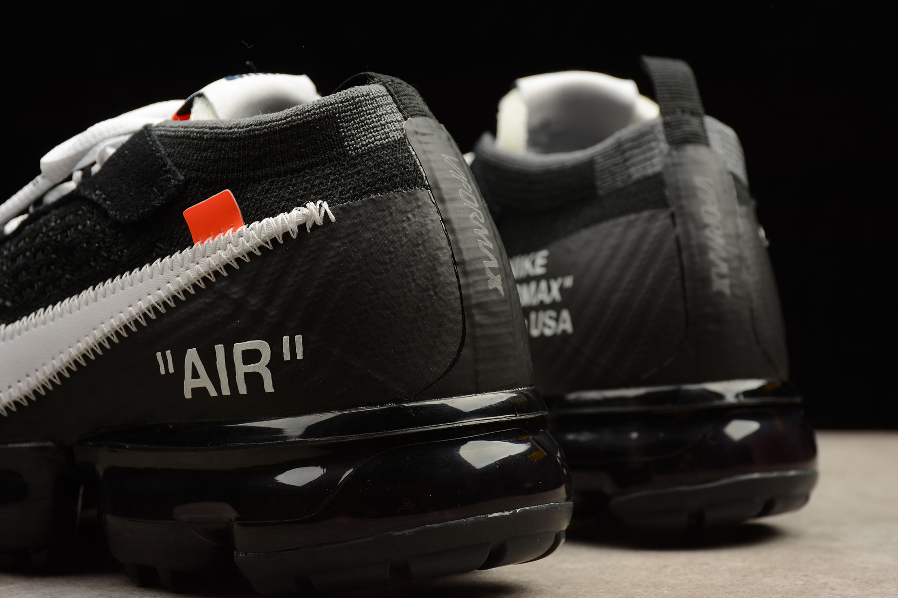 off white vapormax 2018 black