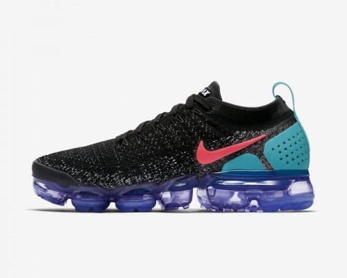 Nike Air VaporMax Flyknit 2 Black Dusty Cactus Hot Punch ...