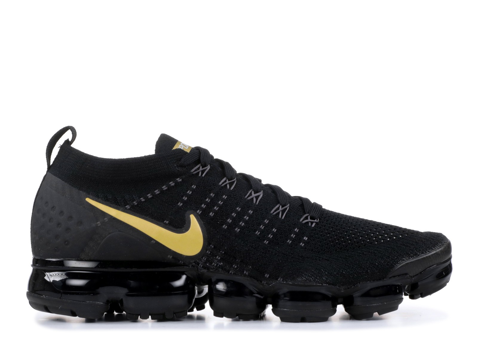 Nike air vapormax flyknit 2 volt black clearance