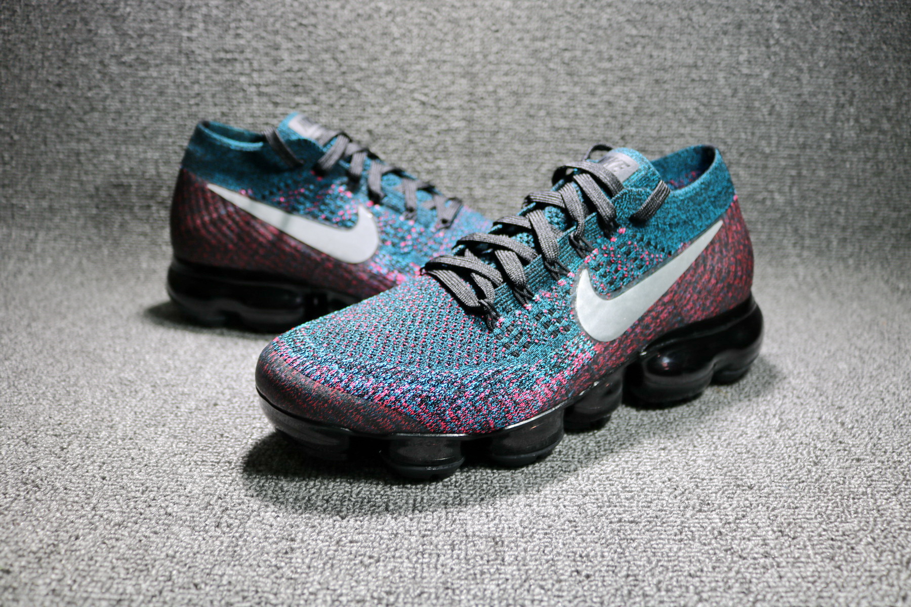 colorful flyknit vapormax