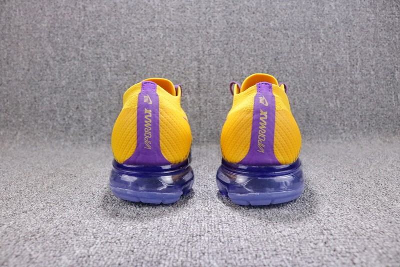 Nike Air VaporMax Flyknit Yellow Purple Running Shoes AA3858-104 - FebRun